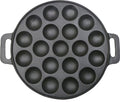 Aro houseware poffertjesplaat 24 cm gietijzer voor 19 poffertjes geschikt voor alle warmtebronnen.