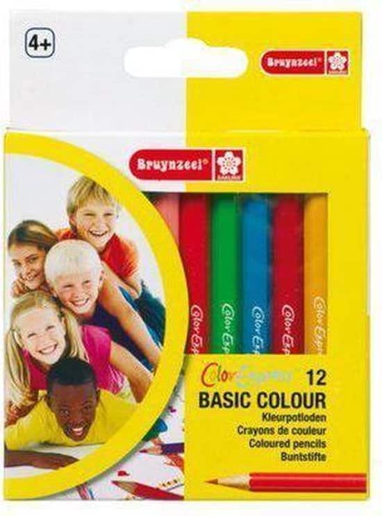 Bruynzeel - Set mit 12 Mini-Buntstiften