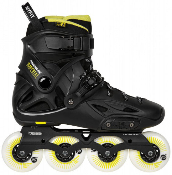 Inlineskates Imperial One 88A Hardboot Schwarz MT 39/40