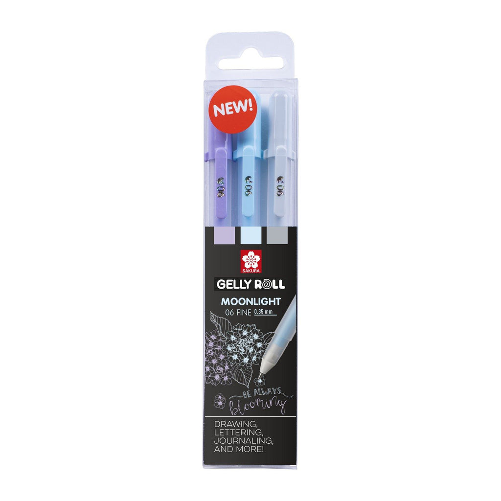 Sakura unieke collectie van 3 gelly rolls moonlight 06 calm