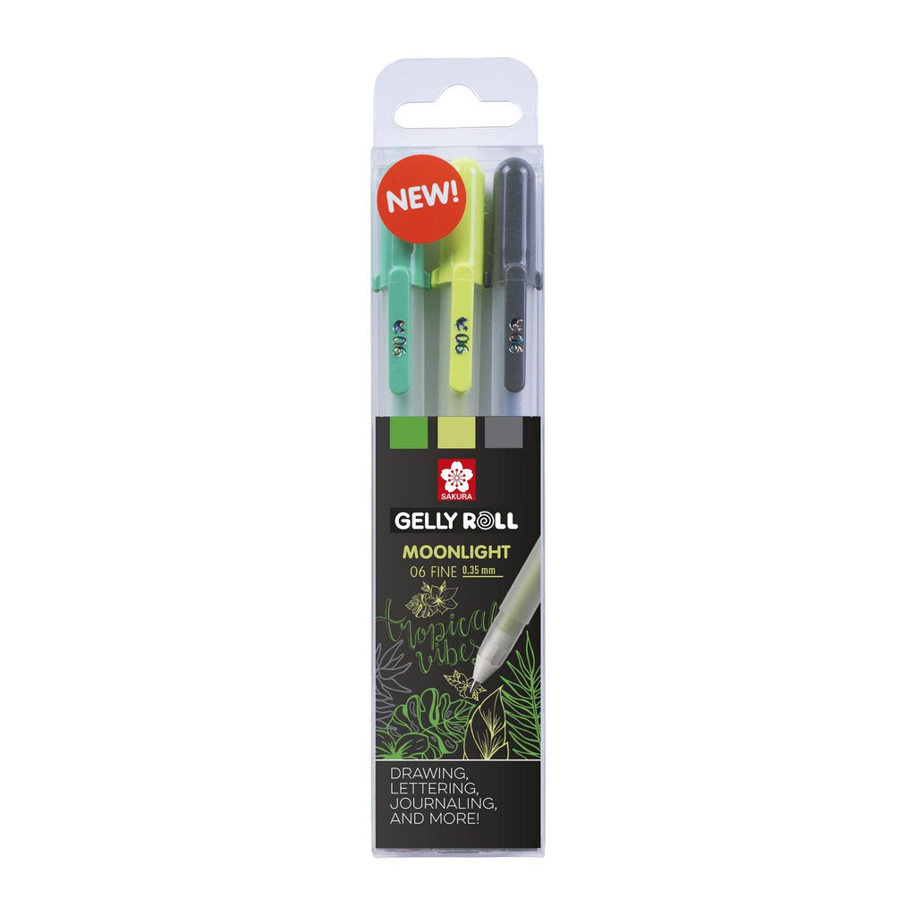 Sakura unieke collectie van 3 gelly rolls moonlight 06 botanical