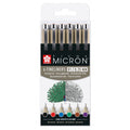 Sakura • pigma micron set basiskleuren 0,25mm 6stuks