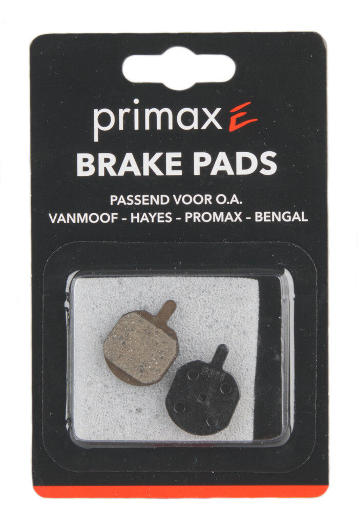 Primax E Scheibenbremsbelagsatz, inklusive Van Moof pro Paar