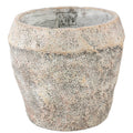 Ptmd bloempot lourdes crème 18 cm | 8 stuks