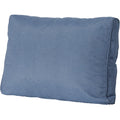 Madison rugkussen panama blauw 60 x 40 cm | 6 stuks