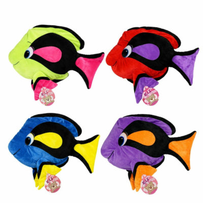 Knuffel vis 70 cm 4 assorti | 6 stuks