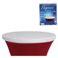 Elegance topcover statafel wit 80 cm | 12 stuks