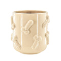 Housevitamin bloempot dick beige 17,5 cm | 8 stuks
