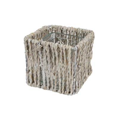 Hbx theelichthouder vinslo wit 10,5 cm | 12 stuks