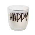 Spaas (r) kaars in glas happy 7,5 cm | 24 stuks