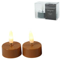 Countryfield led theelicht elegance vlameffect amber 5 cm set van 2 | 24 stuks