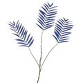 Daan kromhout kunsttak palm leaf zijde blauw 95 cm | 6 stuks