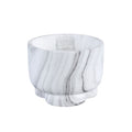 Ptmd bloempot marmy wit s 12 cm | 8 stuks