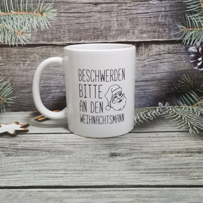 Mok weihnachtsmann wit 350ml | 24 stuks