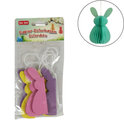 Hanger paashaas 8 cm 8 stuks | 48 stuks