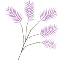 Daan kromhout kunsttak palm leaf zijde lila 125 cm | 6 stuks
