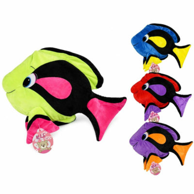 Knuffel vis 70 cm 4 assorti | 6 stuks
