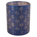 Countryfield theelichthouder hailey l blauw 12.5 cm | 12 stuks