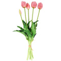 Kunstbloem tulp bundel 39 cm 5 stuks | 12 stuks