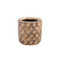 Ptmd bloempot melton xxs bruin 10 cm | 12 stuks