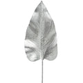 Hbx kunsttak strelitzia zilverkleurig 100 cm | 20 stuks
