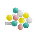 Lichtketting led bollen 120 cm assorti verpakking | 12 stuks