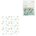 Amscan confetti ster folie blauw goudkleurig 14 g | 48 stuks