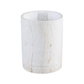 Ptmd bloempot marmy cilinder crème s 18 cm | 6 stuks