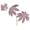 Kunsttak schefflera bohemian rood 75 cm | 12 stuks