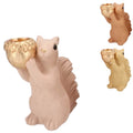 Daan kromhout schaal jingle eekhoorn staand zand roze 16 cm 3 assorti | 6 stuks