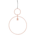 Dorina light en living hanglamp oud roze 70 cm | 6 stuks