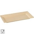 J-line bord rechthoekig perzik 32 cm | 6 stuks
