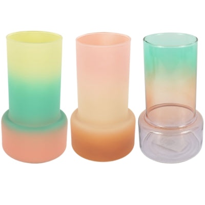Vaas shae paars groen 17 cm | 24 stuks