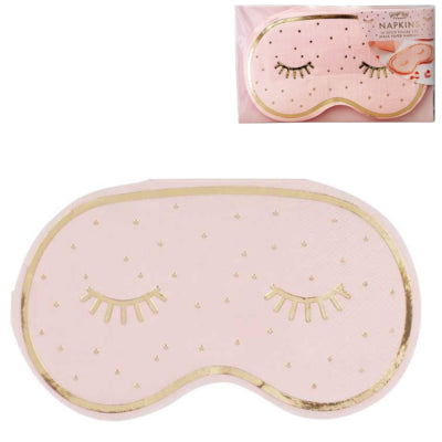Ginger ray servetten slaapmasker 16 cm 16 stuks | 20 stuks