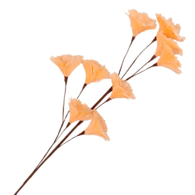 Daan kromhout kunsttak feather bloemen oranje 110 cm | 8 stuks