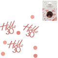 Ginger ray tafelconfetti hello 30 rozé goudkleurige 13 gr | 30 stuks