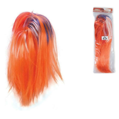 Funny holland haarextensions oranje 30 cm | 25 stuks