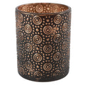 Countryfield theelichthouder hailey l zwart 12.5 cm | 12 stuks