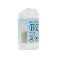 Stompkaars wit 6 x 11 cm | 24 stuks
