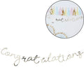 Ginger ray letterslinger congratulations 150 cm | 20 stuks