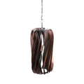 Ptmd hanglamp tessa bronskleurig 49 cm | 2 stuks