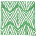 Fair trade kussenhoes tribal groen 45 x 45 cm | 12 stuks