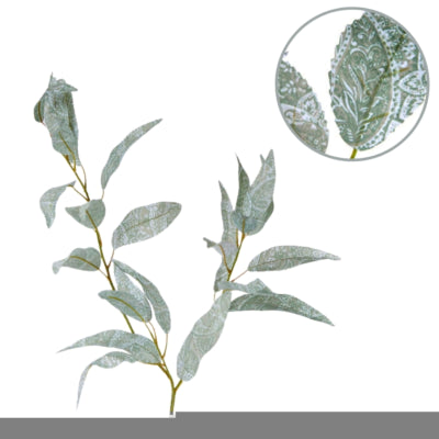 Kunsttak eucalyptus bohemian groen 115 cm | 12 stuks