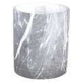 Ptmd bloempot marmy cilinder zwart m 20 cm | 6 stuks