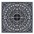 Ptmd wandpaneel akoulina zwart 120 cm 4 stuks | 2 stuks