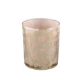 Ptmd theelichthouder bodey goudkleurig beige m 10 cm | 12 stuks