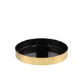 Daan kromhout kandelaar rond marrakech zwart 10 cm | 8 stuks