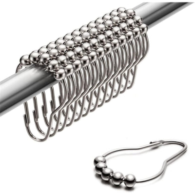 Migros douchegordijn ringen metaal 7,2 cm 12 stuks | 24 stuks