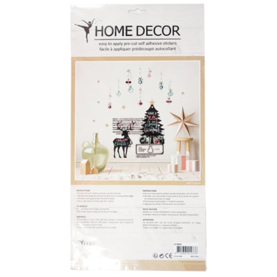 Muurstickers pop up kerstboom 41 x 24 cm | 24 stuks
