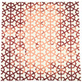Fair trade kussenhoes oosters oranje 45 x 45 cm | 12 stuks